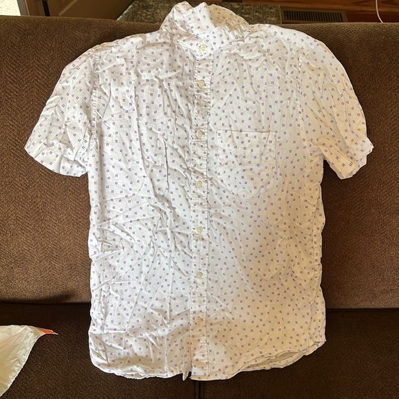 Mens S Short Sleeve Button Up - Picture 1 of 1